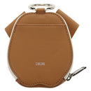 Christian Dior Bobby Portemonnee Tas Leer Beige Zilver Auth 181779SM-5