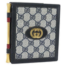 GUCCI GG Supreme Picture Frames PVC Navy Auth 181781-1