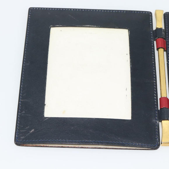 GUCCI GG Supreme Picture Frames PVC Navy Auth 181781