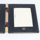 GUCCI GG Supreme Picture Frames PVC Navy Auth 181781-12