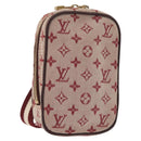LOUIS VUITTON Monogram Mini Us Digital Pouch Red M60001 LV Auth 181783-1