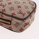 LOUIS VUITTON Monogram Mini Us Digital Pouch Red M60001 LV Auth 181783-14