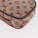 LOUIS VUITTON Monogram Mini Us Digital Pouch Red M60001 LV Auth 181783-16