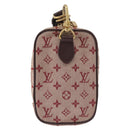 LOUIS VUITTON Monogram Mini Us Digital Pouch Red M60001 LV Auth 181783-2