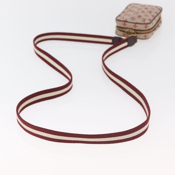LOUIS VUITTON Monogram Mini Us Digital Pouch Red M60001 LV Auth 181783
