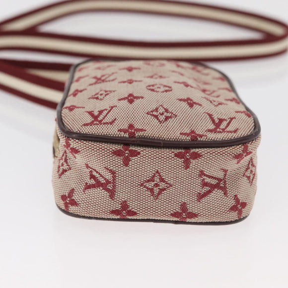 LOUIS VUITTON Monogram Mini Us Digital Pouch Red M60001 LV Auth 181783