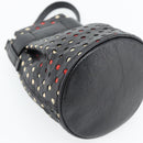 Vivienne Westwood Hand Pouch Bag Leather Black Silver Auth 181785A-13