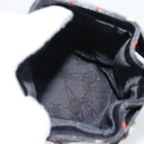 Vivienne Westwood Hand Pouch Bag Leather Black Silver Auth 181785A-16