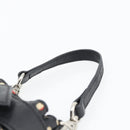 Vivienne Westwood Hand Pouch Bag Leather Black Silver Auth 181785A-8