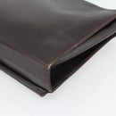 GUCCI Web Sherry Line Shoulder Bag Leather Brown Red Green Auth 181788-15