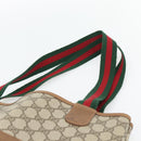 GUCCI GG Supreme Web Sherry Line Tote Bag PVC Beige Red 39 02 003 Auth 181790A-8