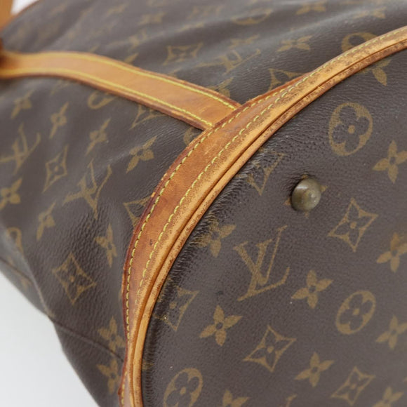 LOUIS VUITTON Monogram Bucket GM Shoulder Bag M42236 LV Auth 181791