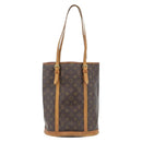 LOUIS VUITTON Monogram Bucket GM Shoulder Bag M42236 LV Auth 181791-2
