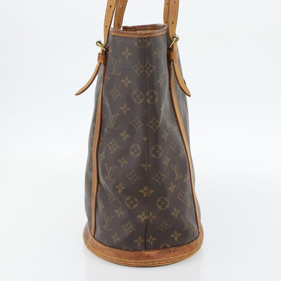 LOUIS VUITTON Monogram Bucket GM Shoulder Bag M42236 LV Auth 181791