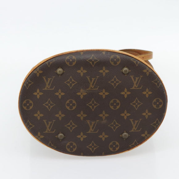 LOUIS VUITTON Monogram Bucket GM Shoulder Bag M42236 LV Auth 181791