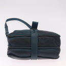Chloe Abbey Shoulder Bag Leather 2way Blue Gold Auth 181795-5