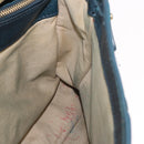 Chloe Abbey Shoulder Bag Leather 2way Blue Gold Auth 181795-24