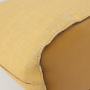 CELINE Circle Shoulder Bag Canvas Yellow Gold Auth 181797A-13