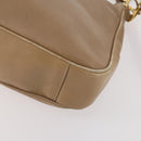 GUCCI Bamboo Shoulder Bag Leather Beige Gold 001 2113 1638 Auth 181800-15