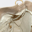 GUCCI Bamboo Shoulder Bag Leather Beige Gold 001 2113 1638 Auth 181800-18