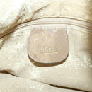 GUCCI Bamboo Shoulder Bag Leather Beige Gold 001 2113 1638 Auth 181800-20
