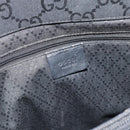 GUCCI GG Canvas Bamboo Handtasche Schwarz Silber 002 1010 Auth 181803A-14