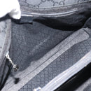 GUCCI GG Canvas Bamboo Handtasche Schwarz Silber 002 1010 Auth 181803A-15