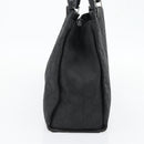 GUCCI GG Canvas Bamboo Handtasche Schwarz Silber 002 1010 Auth 181803A-4