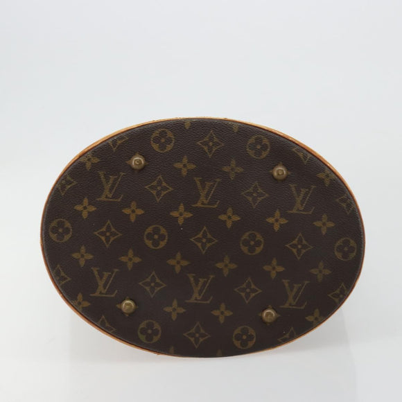 LOUIS VUITTON Monogram Bucket GM Shoulder Bag M42236 LV Auth 181806