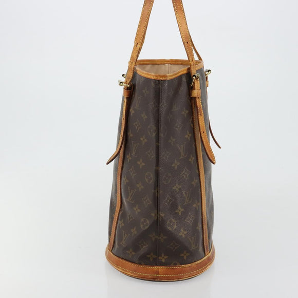 LOUIS VUITTON Monogram Bucket GM Shoulder Bag M42236 LV Auth 181806