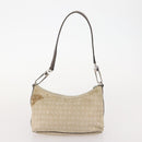 BVLGARI Hand Bag Nylon Canvas 3 Set Black Beige white Auth 181807-16