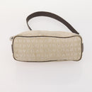 BVLGARI Hand Bag Nylon Canvas 3 Set Black Beige white Auth 181807-20
