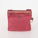 PRADA Shoulder Bag Nylon 4 Set Red Pink Light blue Auth 181808-14
