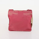 PRADA Shoulder Bag Nylon 4 Set Red Pink Light blue Auth 181808-15