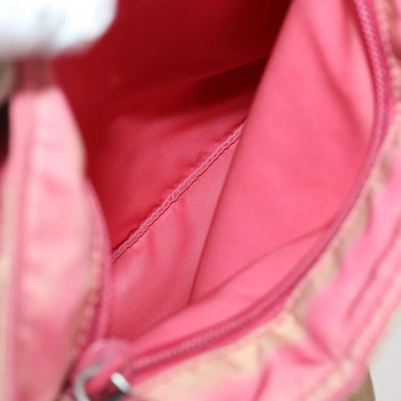 PRADA Shoulder Bag Nylon 4 Set Red Pink Light blue Auth 181808