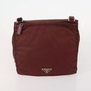 PRADA Shoulder Bag Nylon 4 Set Red Pink Light blue Auth 181808-8