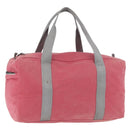 PRADA Boston Tasche Canvas Pink Silber Original 181809-1