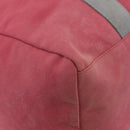 PRADA Boston Tasche Canvas Pink Silber Original 181809-11