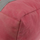 PRADA Boston Tasche Canvas Pink Silber Original 181809-14