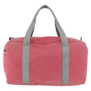 PRADA Boston Tasche Canvas Pink Silber Original 181809-2