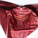 PRADA Boston Tasche Canvas Pink Silber Original 181809-20