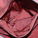 PRADA Boston Tasche Canvas Pink Silber Original 181809-23