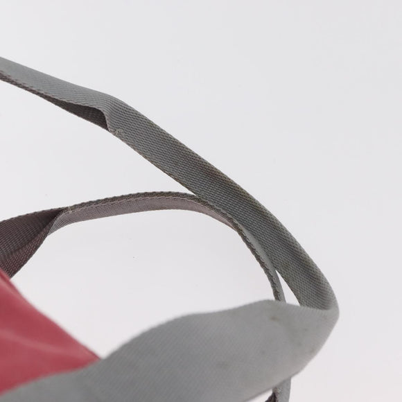 PRADA Boston Tasche Canvas Pink Silber Original 181809
