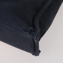 HERMES Fourre Tout Hand Bag Cotton 2 Set Black Navy Auth 181810-8