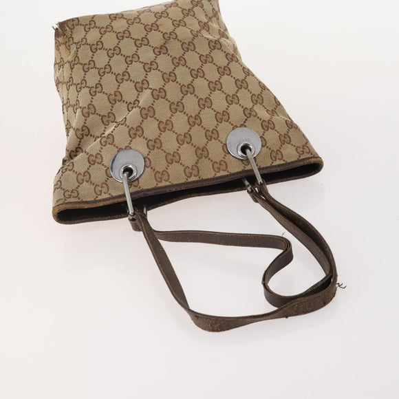 GUCCI GG Canvas Web Sherry Line Bag Canvas 3 Set Beige Red black Auth 181811