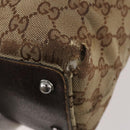 GUCCI GG Canvas Web Sherry Line Bag Canvas 3 Set Beige Red black Auth 181811-8