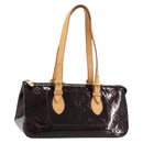 LOUIS VUITTON Monogram Vernis Rosewood Avenue Bag Amarante M93510 Auth 181823V-1