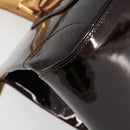 LOUIS VUITTON Monogram Vernis Rosewood Avenue Bag Amarante M93510 Auth 181823V-15