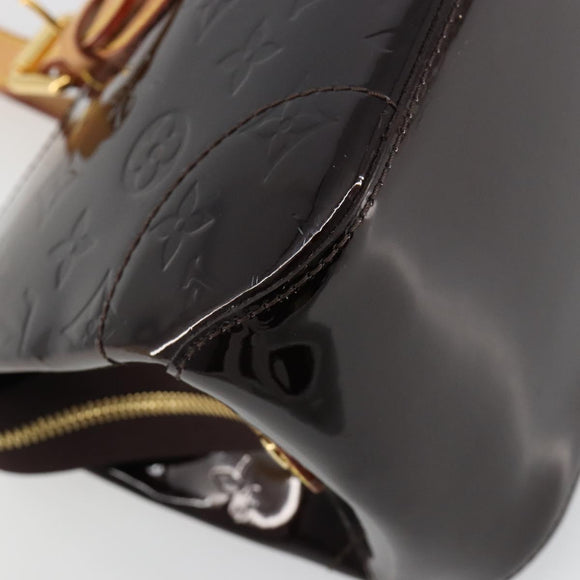 LOUIS VUITTON Monogram Vernis Rosewood Avenue Bag Amarante M93510 Auth 181823V