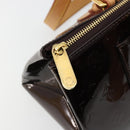 LOUIS VUITTON Monogram Vernis Rosewood Avenue Bag Amarante M93510 Auth 181823V-9